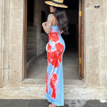 Slim Slit Long Dress