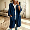 Hooded Knit Cardigan Coat