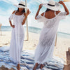 White Lace Beach Dress