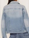 Classic Light Wash Relaxed Denim Jacket