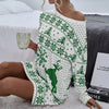Christmas Printed Knit Dress