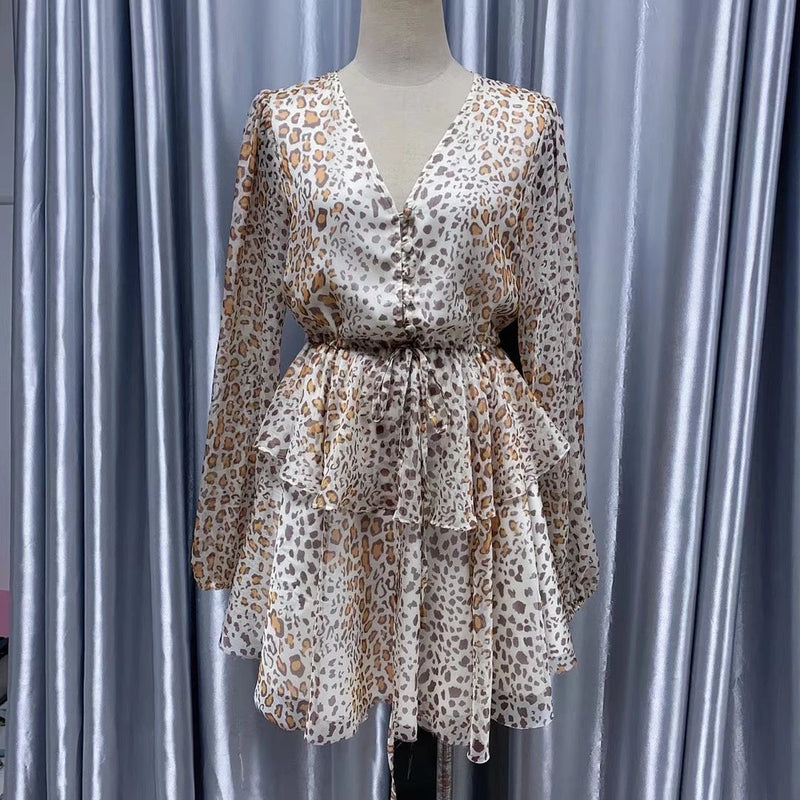 Monica Print Dress