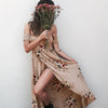 Off Shoulder Boho Beach Dress