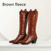 Casual Knee Length High Heel Boots