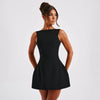 Sleeveless Backless Slim Dress