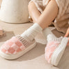 Plaid Plush House Slippers