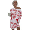 Christmas Printed Knit Dress