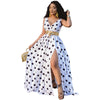 Printed Long Swing Party Dress