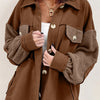 Plush Splicing Loose Jacket