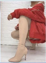 Over-the-Knee Stretch Boots