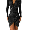V-Neck sparkle Dress