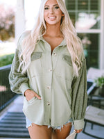 Plush Splicing Loose Jacket