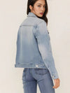 Classic Light Wash Relaxed Denim Jacket